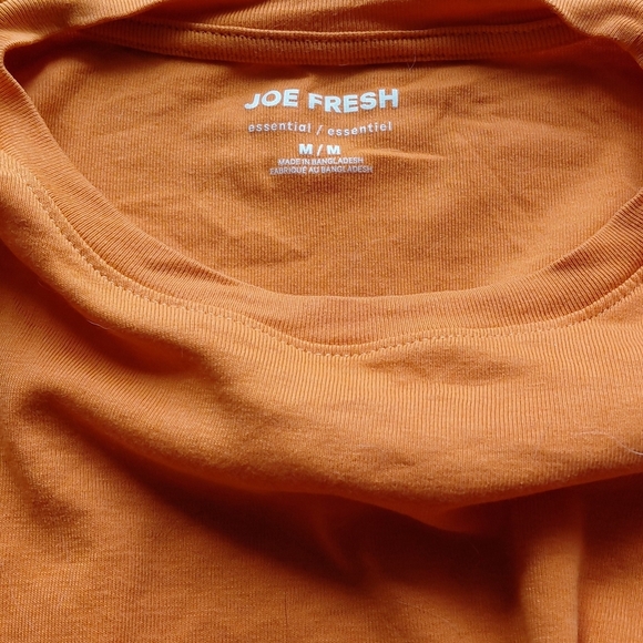 Joe Fresh Women's Long Sleeve Tees - Red and Orange 2 For 1 - Picture 4 of 6